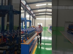 Высокоэффективная установка для производства электросварных стальных труб (ERW) диаметром 6-32 мм, управление ПЛК