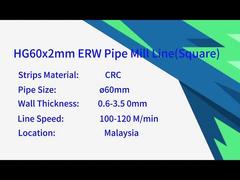 Стан для сварки труб высокой частотой для квадратных труб
