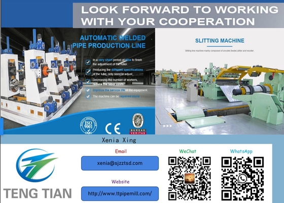 PLC Control Cnc Высокая точность производит трубную машину Автоматическая трубная мельница