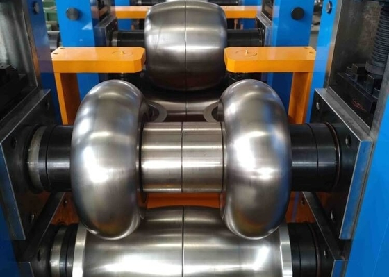 Быстрая скорость 60Mm Углеродистая стальная труба Mill Machine круглый трубный ролл Формирующая машина