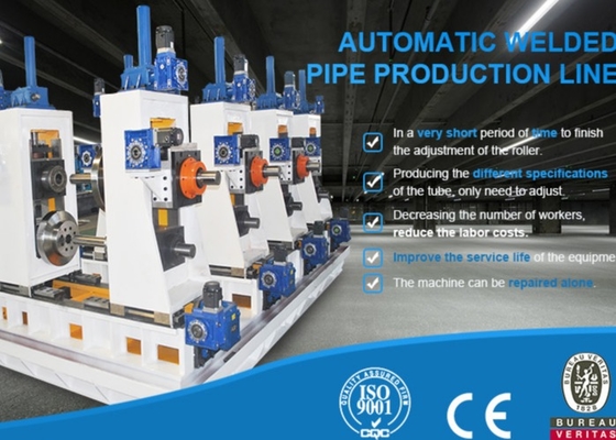 Прямая формирование стабильной 400X400Мм квадратной трубки Mill Machine ISO9001