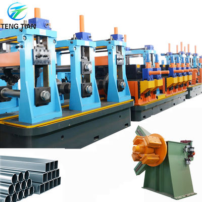 MS Углеродистая стальная труба Mill Machine высокая скорость Max 90m / min