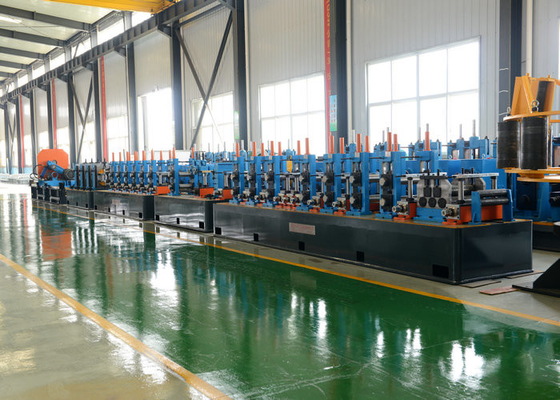 PLC Управление Углеродистая стальная труба Mill Machine круглый / квадратный трубной машины