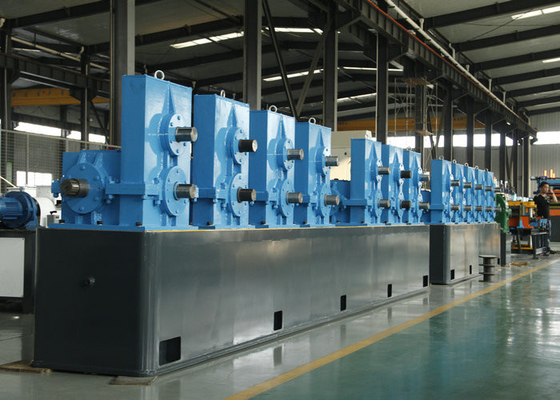 Углеродистая сталь ERW трубная мельница / трубная труба Max 80m/Min Worm Gearing