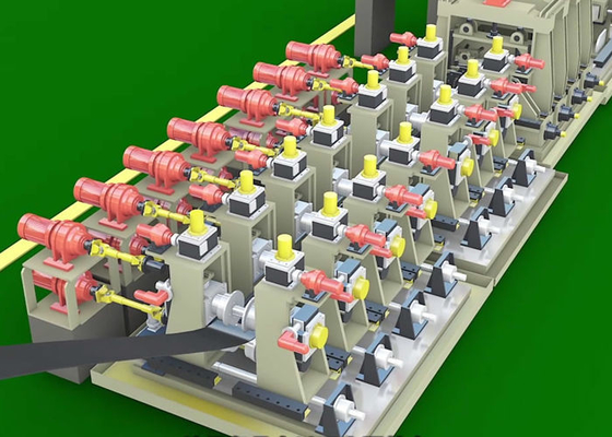 Полный 30x30мм почвенный сварщик углеродистая сталь квадратная труба автоматическая трубная мельница