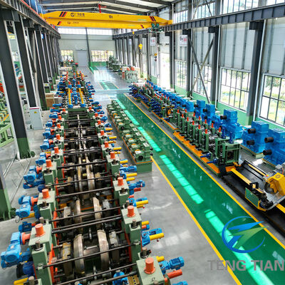 Стальная квадратная трубная мельница 100х100-200х200 высокая точность